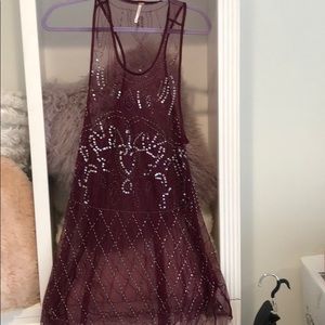 Free People absolutely beautiful sheer Top